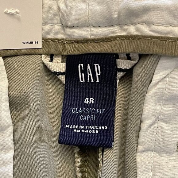 NWT Gap Classic Fit Capri Pant Womens Size 4 - Picture 7 of 7